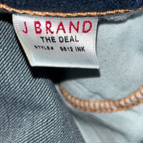 J Brand Jeans Size 25 The Deal Skinny Ankle Zipper Low Rise Stretch Denim Casual - Picture 6 of 6
